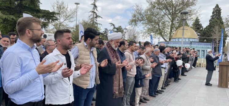 Konya ve Karaman'da “Kudüs ve Gazze için gıyabi cenaze namazı ve bayramlaşma” töreni