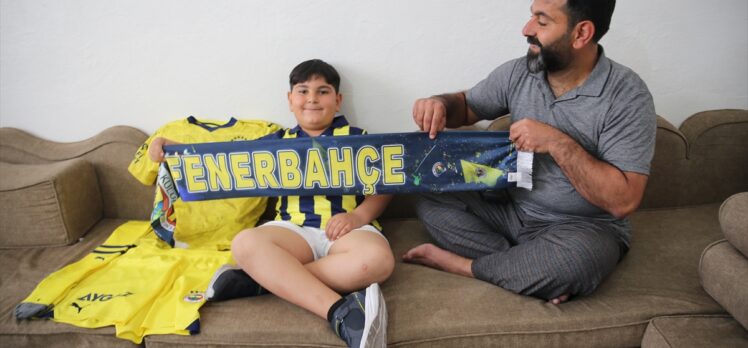 Şanlıurfalı küçük taraftar Sami Yusuf, Kadıköy'de Fenerbahçe maçı izleme heyecanını anlattı