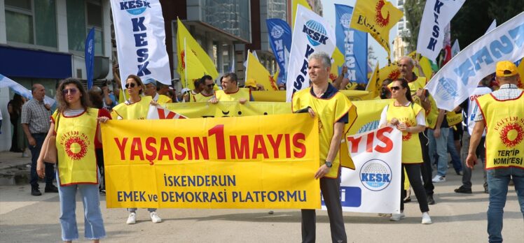 Adana, Mersin, Hatay ve Osmaniye'de 1 Mayıs Emek ve Dayanışma Günü kutlandı