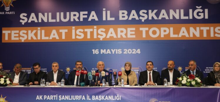 AK Parti Genel Başkan Yardımcısı Yılmaz, Şanlıurfa'da konuştu: