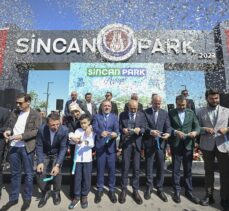 Ankara'da bataklıktan akıllı parka dönüştürülen “Sincan Park” hizmete açıldı