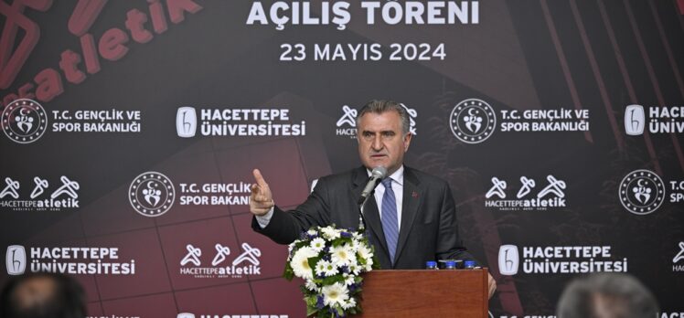 Bakan Bak, Hacettepe Atletik Spor Merkezi açılışına katıldı:
