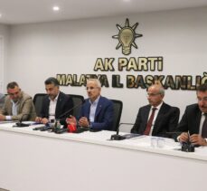 Bakan Uraloğlu, AK Parti Malatya İl Başkanlığı ziyaretinde konuştu: