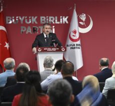 BBP Genel Başkanı Destici, basın toplantısı düzenledi: