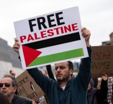 Biruni Üniversitesi öğrencilerinden Filistin'e destek yürüyüşü
