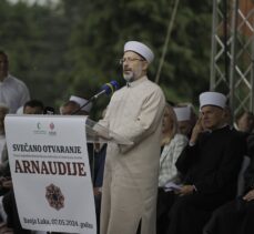 Bosna Hersek'te Türkiye'nin desteğiyle yeniden yapılan Arnaudiye Camisi törenle ibadete açıldı