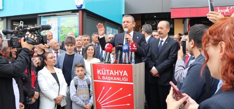 CHP Genel Başkanı Özel, Kütahya'da konuştu: