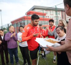 Çorum'da engelli derneklerinden Ampute Milli Futbol Takımı'na ziyaret