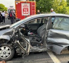 Elazığ'da iki otomobilin çarpıştığı kazada 7 kişi yaralandı