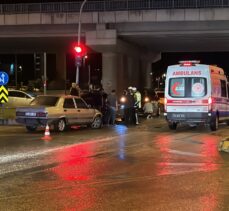 Elazığ'da zincirleme trafik kazasında 3 kişi yaralandı