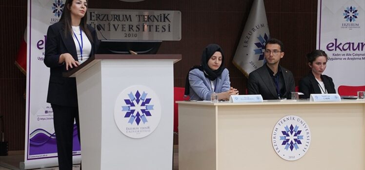 Erzurum Teknik Üniversitesi'nde kadın hakları, sorunları ve çözümleri konuşuldu