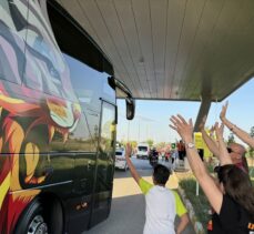 Galatasaray kafilesi, Konya'ya geldi