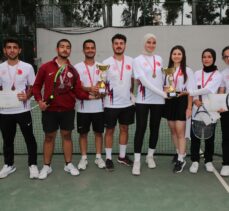 Hatay'da düzenlenen İller Arası 2. Kort Tenis Turnuvası tamamlandı