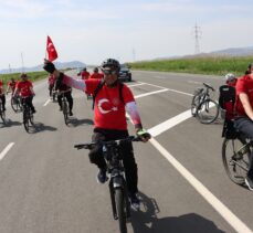 Iğdır'da 1.Turan Yolu Bisiklet Turu düzenlendi