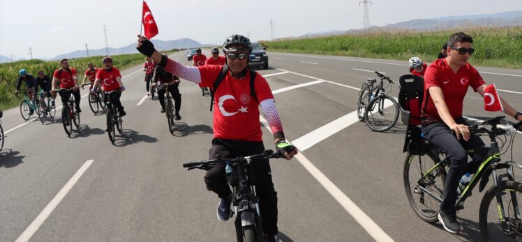 Iğdır'da 1.Turan Yolu Bisiklet Turu düzenlendi