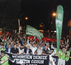 İsrail'in Gazze'ye yönelik saldırıları Eskişehir'de protesto edildi