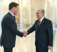 Kazakistan Cumhurbaşkanı Tokayev, Hollanda Başbakanı Rutte'yi kabul etti