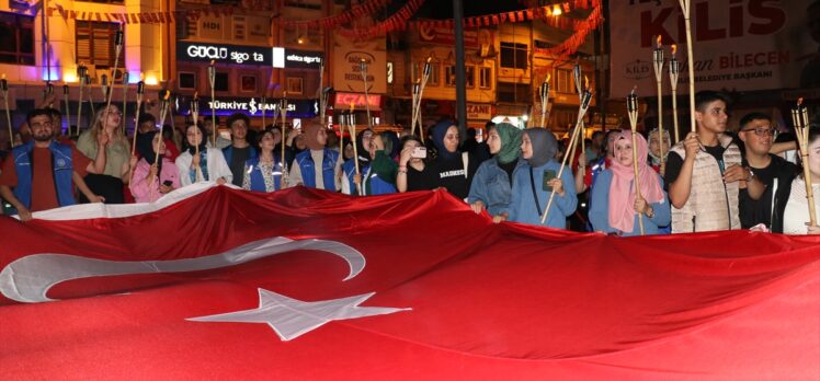 Kilis ve Malatya’da fener alayı düzenlendi