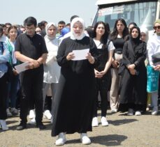 Lüleburgaz'da üniversite öğrencileri şehir içi ulaşıma zammı protesto etti