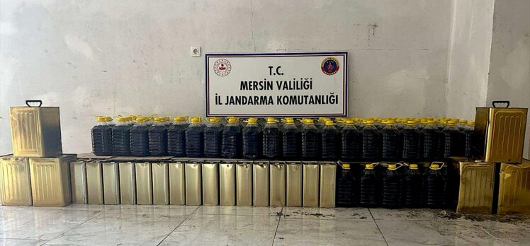 Mersin'de 6 bin 200 litre sahte zeytinyağı ele geçirildi