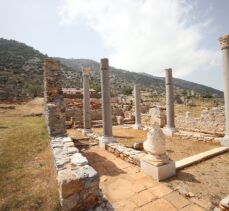 Mersin'deki Anemurium Antik Kenti'nde kazı ve restorasyon sürüyor