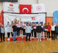 Okul Sporları Masa Tenisi Küçükler Türkiye Şampiyonası, Kırşehir'de tamamlandı