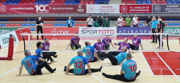 Oturarak Voleybol Süper Lig müsabakaları Karabük'te başladı