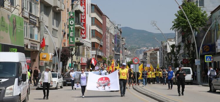 Samsun ve çevre illerde 1 Mayıs Emek ve Dayanışma Günü kutlandı