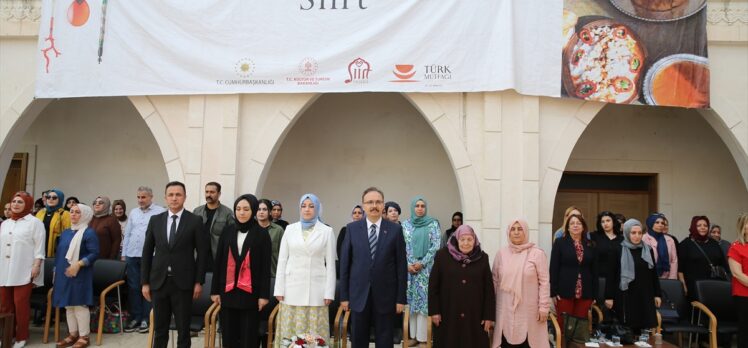 Siirt'te “Asırlık Tariflerle Türk Mutfağı Yemek Yarışması” düzenlendi