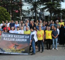 Tokat'ta İsrail'in Gazze'ye saldırıları protesto edildi