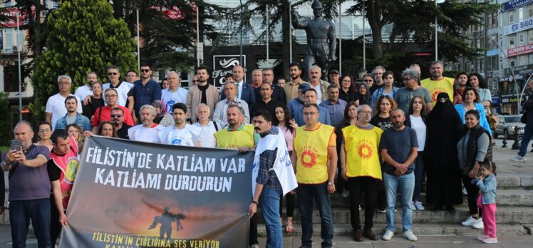 Tokat'ta İsrail'in Gazze'ye saldırıları protesto edildi