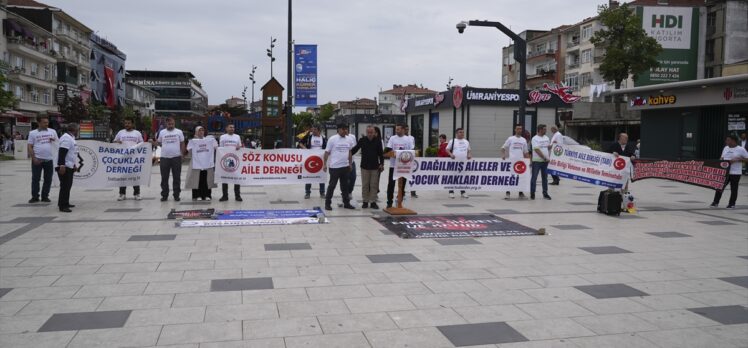 Ümraniye'de Aileyi Koruma Federasyonuna bağlı dernekler eylem yaptı