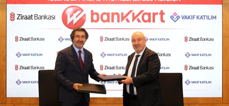 Ziraat Bankası ve Vakıf Katılım'dan Bankkart marka işbirliği anlaşması