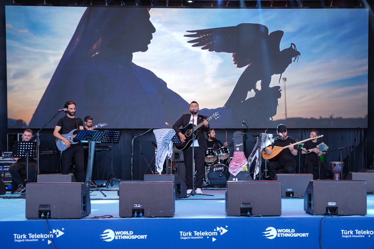 6. Etnospor Festivali'nde Gazze ve Doğu Türkistan unutulmadı