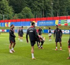 A Milli Futbol Takımı'nda Gürcistan maçı hazırlıkları sürdü