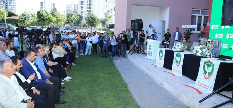 Amed Sportif Faaliyetler Kulübü Başkanlığına Aziz Elaldı yeniden seçildi