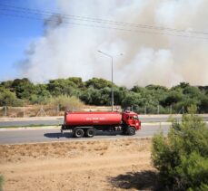 Antalya'da çıkan orman yangınına müdahale ediliyor