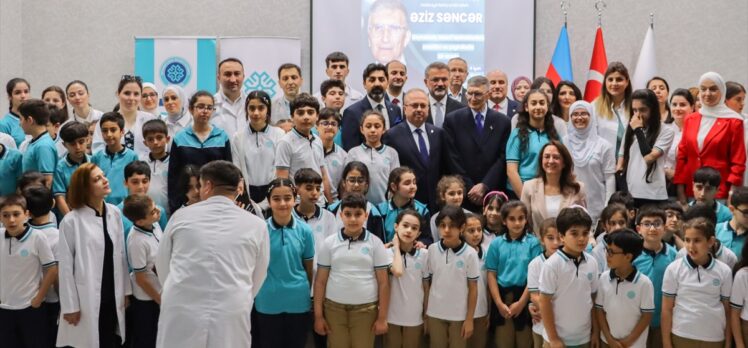 Azerbaycan Uluslararası Maarif Okulları Nobel ödüllü bilim insanı Aziz Sancar'ı ağırladı