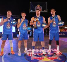 Basketbol turnuvası Red Bull Half Court Türkiye finali İzmir'de düzenlendi