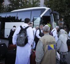 Bosna Hersek'ten yılın ilk hac kafilesi kutsal topraklara uğurlandı