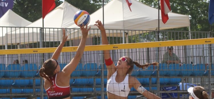 CEV 22 Yaş Altı Plaj Voleybolu Avrupa Şampiyonası, Yalova'da başladı