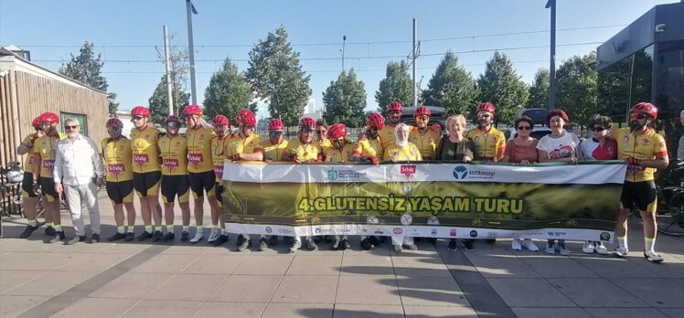 Kocaeli'den yola çıkan bisikletliler, çölyak farkındalığı için Ankara'ya pedal çeviriyor