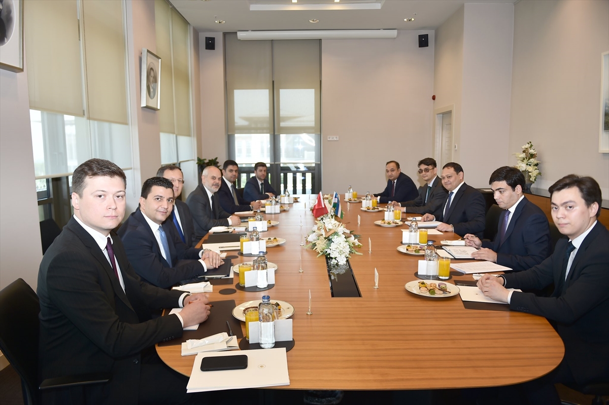 Cumhurbaşkanı Başdanışmanı Kılıç, Özbekistan Cumhurbaşkanlığı Dış İlişkiler Bölümü Başkanı Paygamov ile görüştü