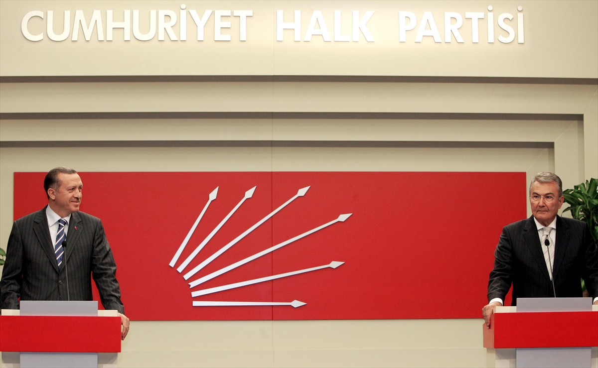 Cumhurbaşkanı Erdoğan ziyaret için CHP Genel Merkezine geldi