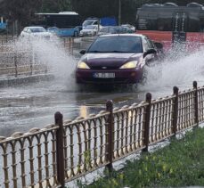 Erzurum'da sağanak etkili oldu