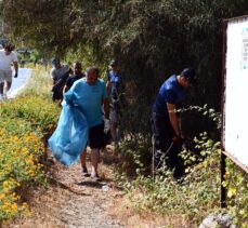 Fethiye'deki Kuş Cenneti'nde çevre temizliği yapıldı