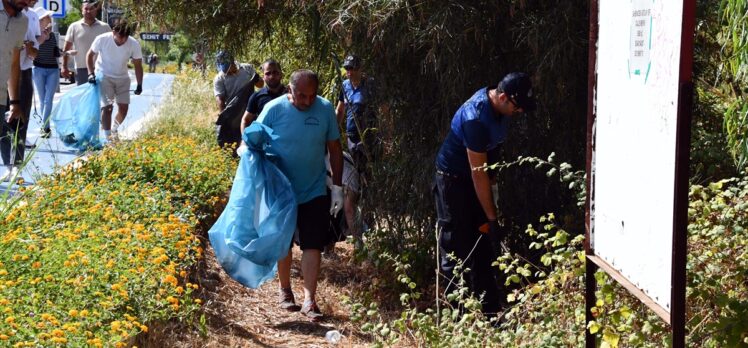 Fethiye'deki Kuş Cenneti'nde çevre temizliği yapıldı