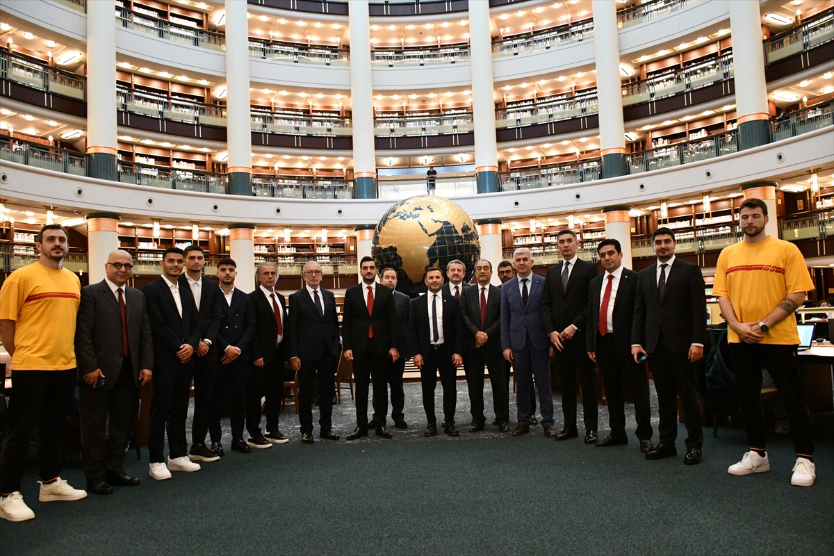 Galatasaray Spor Kulübü, Cumhurbaşkanlığı Millet Kütüphanesini ziyaret etti