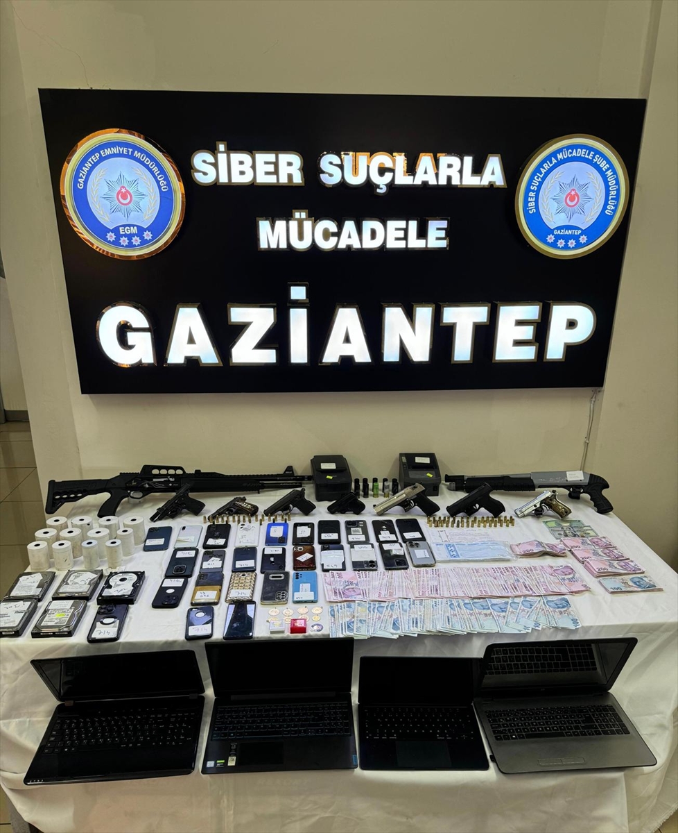Gaziantep'te bahis ve şans oyunları oynatan 12 şüpheli tutuklandı