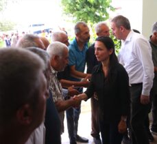 Hatimoğulları ve Bakırhan'dan anız yangınında ölenlerin ailelerine taziye ziyareti